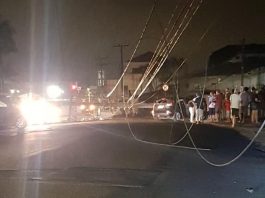 Mais de seis mil casas ficam sem energia elétrica após acidente, em Joinville