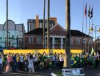 Manifestantes pedem impeachment do STF durante ato em Joinville