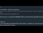 Malwee esclarece que mensagens sobre campanha de doação de agasalhos são falsas