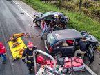 Sete pessoas ficam feridas em um acidente na BR-280, em São Francisco do Sul