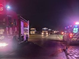 Dois carros e uma moto se envolvem em acidente na BR-280, em São Francisco do Sul