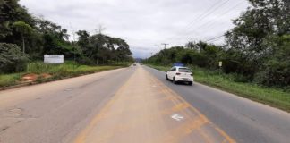 Trecho da SC-108, em Joinville