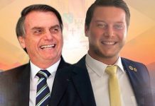 Candidato Eduardo Zimmermman usa imagem com presidente Bolsonaro