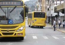 Ônibus do transporte público de Joinville