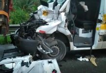 Motorista de van morre em acidente na BR-101, em Pirabeiraba