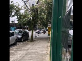 Mulher é atropelada no Centro de Joinville