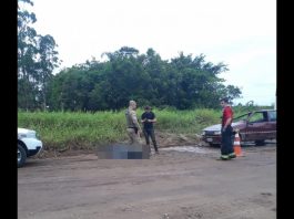 Capotamento no bairro Paranaguamirim