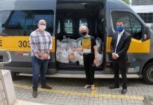 Ação entrega kits com alimentos e chocolate a detentos de Joinville