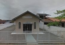 Igreja é arrombada durante a madrugada no bairro Iririú, em Joinville