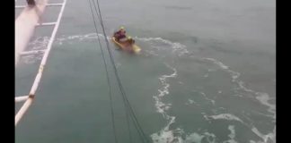 Filmagem de resgate de pescador que morreu em alto mar repercute nas redes sociais