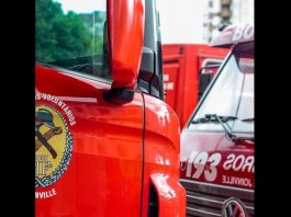 Duas pessoas ficam feridas durante incêndio em uma casa no Morro do Meio, em Joinville