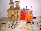 Drogas: maconha, cocaína, ecstasy e munições
