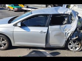 Acidente envolvendo um carro e duas vans deixa 11 feridos na BR-101, em Joinville