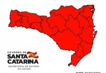 Covid-19: Santa Catarina mantém todas as regiões na matriz de risco gravíssima