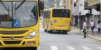 Ônibus transporte público de Joinville