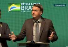 Em Chapecó, Bolsonaro defende tratamento imediato e critica lockdown