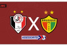 Joinville x Brusque JEC quartas de final catarinense ida estadual catarinão