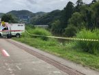 Jovem cai com carro no rio e morre no Vale do Itajaí