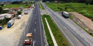 Com cortes, obra na BR-280 pode parar em três meses