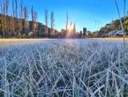 Frio de até -8,1ºC pinta a Serra Catarinense de branco nesta terça-feira