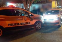 Homem bate em viatura da PM após atropelar jovem em Jaraguá do Sul