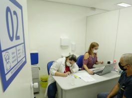 Prefeitura inaugura ponto de vacinação contra a Covid-19 em shopping de Joinville