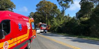 Grave acidente na BR-280 deixa homem morto em Mafra