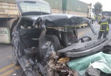 quatro pessoas morrem em acidente na br-280 em araquari