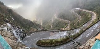 Serra do Rio do Rastro amanhece com trechos congelados nesta quarta-feira; veja as fotos 1