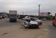 Câmeras flagram momento do acidente que causou duas mortes na BR-470