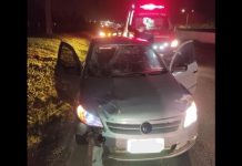 Idoso de bicicleta morre ao ser atingido por carro na BR-101, em Barra Velha