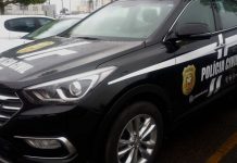 Viatura da Polícia Civil