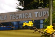 Fachada da Escola Técnica Tupy