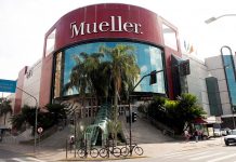 Fachada do Shopping Mueller