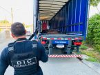 carga roubada é encontrada em Joinville