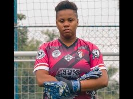 Bianca Costa, goleira do JEC/Audax