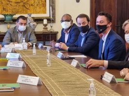 reunião entre governador e deputado estadual Fernando Krelling