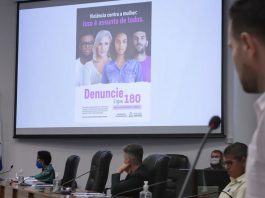 Vereadores apresentam campanha de enfrentamento à violência contra a mulher no Agosto Lilás
