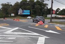 nova rotatória rua marquês de olinda