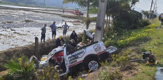 VÍDEO - Motorista morre após bater de frente contra caminhão na SC-108, em Massaranduba