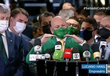 AO VIVO – “Quem tem argumentos não precisa levantar a voz”, diz Luciano Hang ao chegar no Senado
