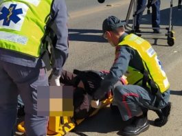 Colisão entre carro e motocicleta deixa homem ferido na BR-280, em Araquari