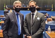 Em reunião com senadores, prefeito de Joinville pede revisão do Código Florestal