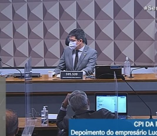 CPI dos inconfiáveis Omar Aziz e Renan Calheiros foi palco para Luciano Hang