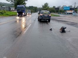 Idoso morre atropelado ao tentar atravessar rodovia no Vale do Itajaí