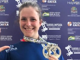 Nadadora de Joinville conquista duas medalhas na Surdolimpíada Nacional