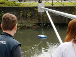 Radar é instalado no rio Cachoeira, em Joinville, para medir nível de água