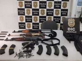 Polícia Civil descobre grupo que tramava explodir e roubar bancos na região de Joinville