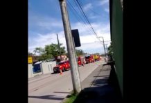 Princípio de incêndio atinge escola no bairro Fátima, em Joinville