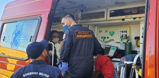 Criança engole apito de brinquedo e é salva pelos bombeiros no Litoral Norte
